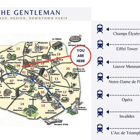 Apartment Le Gentleman - Design & Lumineux - Business Paris